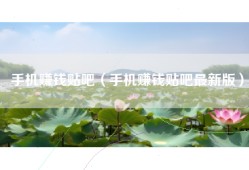 手机赚钱贴吧（手机赚钱贴吧最新版）
