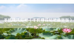 手机赚钱贴吧（手机赚钱贴吧最新版）
