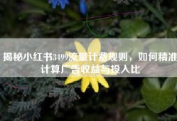 揭秘小红书3499流量计费规则，如何精准计算广告收益与投入比