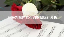 PR海外媒体发布的数据统计分析