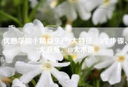 优思学院｜精益生产3大特征、5个步骤、7大浪费、10大术语