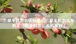 三星手机怎么关机重启三星手机怎么关机「三星手机怎么关机重启」