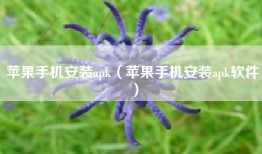 苹果手机安装apk（苹果手机安装apk软件）