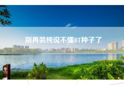 别再装纯说不懂BT种子了