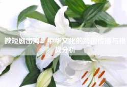 微短剧出海：中华文化的跨国传播与挑战分析