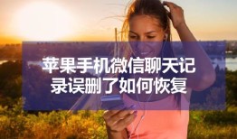 苹果手机微信聊天记录误删了如何恢复苹果3手机图片「苹果手机微信聊天记录误删了如何恢复」