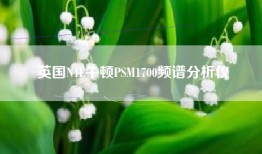 英国N4L牛顿PSM1700频谱分析仪