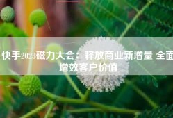 快手2023磁力大会：释放商业新增量 全面增效客户价值