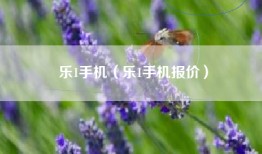 乐1手机（乐1手机报价）
