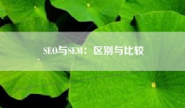 SEO与SEM：区别与比较