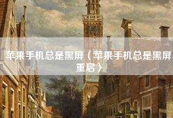 苹果手机总是黑屏（苹果手机总是黑屏重启）