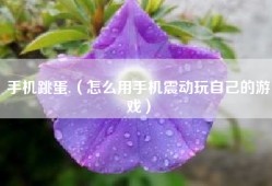 手机跳蛋.（怎么用手机震动玩自己的游戏）