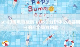 SEM扫描电镜能谱（EDS）分析中必须要明白的几个重要问题