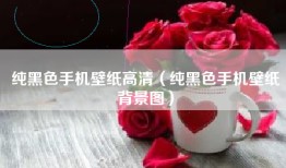 纯黑色手机壁纸高清（纯黑色手机壁纸背景图）