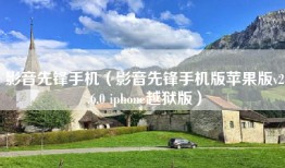 影音先锋手机（影音先锋手机版苹果版v2.6.0 iphone越狱版）