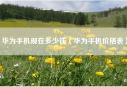 华为手机现在多少钱（华为手机价格表）