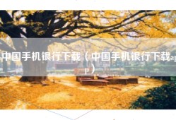 中国手机银行下载（中国手机银行下载app）