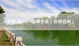 百度-推广，-品牌企业「在线咨询」