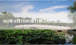 2024年10月TIOBE排行榜,Java仍居首位！(1)