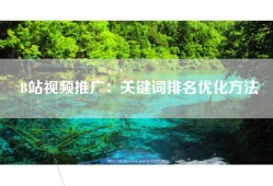 B站视频推广：关键词排名优化方法