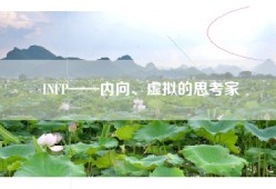 INFP——内向、虚拟的思考家