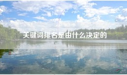 关键词排名是由什么决定的