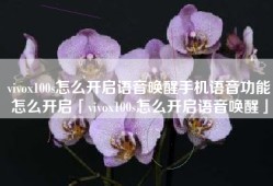 vivox100s怎么开启语音唤醒手机语音功能怎么开启「vivox100s怎么开启语音唤醒」
