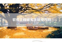 软件工程研究生就业方向