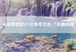 MG品牌首款SUV公布中文名 “名爵锐腾”
