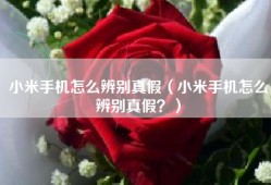 小米手机怎么辨别真假（小米手机怎么辨别真假？）