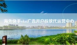 海外快手wkai广告开户投放代运营中心
