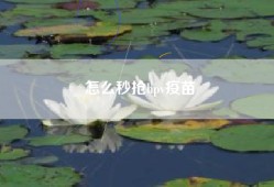怎么秒抢hpv疫苗