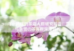 2018年Q2网红奶茶店人群研究报告：喜茶与奈雪の茶客群深度剖析