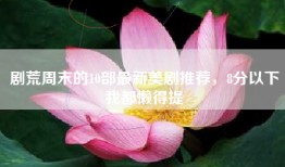剧荒周末的10部最新美剧推荐，8分以下我都懒得提
