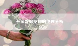 开源数据挖掘的伦理分析