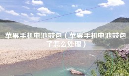 苹果手机电池鼓包（苹果手机电池鼓包了怎么处理）