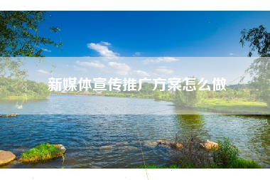 新媒体宣传推广方案怎么做