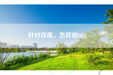 针对百度，怎样做SEO