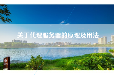 关于代理服务器的原理及用法