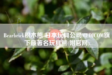 Bearbrick积木熊 日本玩具公司MEDICOM旗下最著名玩具熊(附官网)