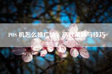 POS 机怎么推广快，高效策略与技巧