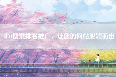 SEO搜索排名推广，让您的网站脱颖而出