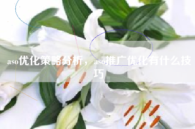 aso优化策略分析，aso推广优化有什么技巧
