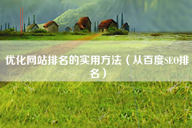 优化网站排名的实用方法（从百度SEO排名）