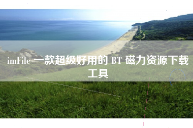 imFile 一款超级好用的 BT 磁力资源下载工具