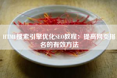 HTML搜索引擎优化SEO教程：提高网页排名的有效方法