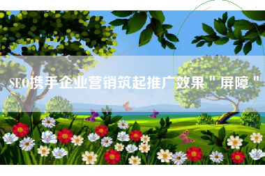 SEO携手企业营销筑起推广效果＂屏障＂