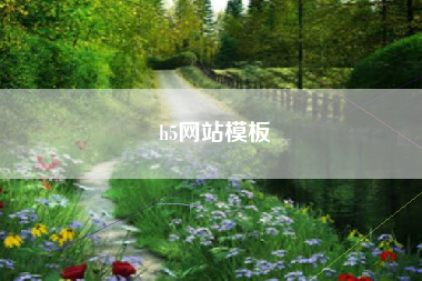 h5网站模板