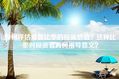 如何评估夏普比率的投资价值？这种比率对投资者有何指导意义？