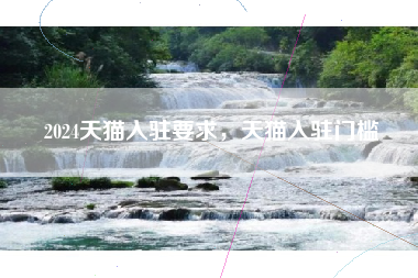 2024天猫入驻要求，天猫入驻门槛